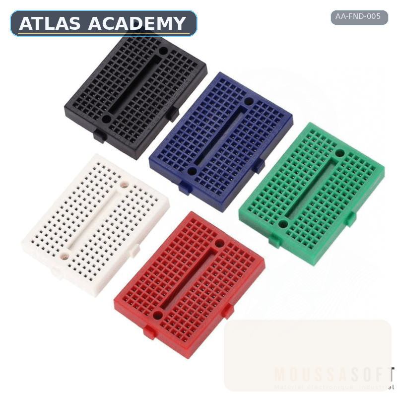 Brand-free studio visualization of Mini Breadboard — 170 Points