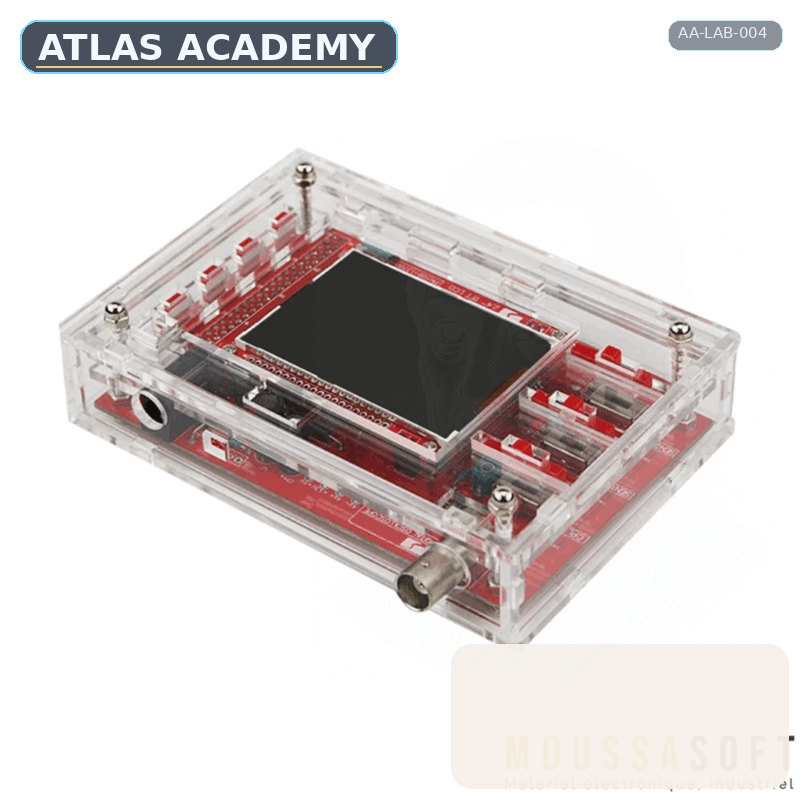Brand-free studio visualization of Mini Digital Oscilloscope Kit