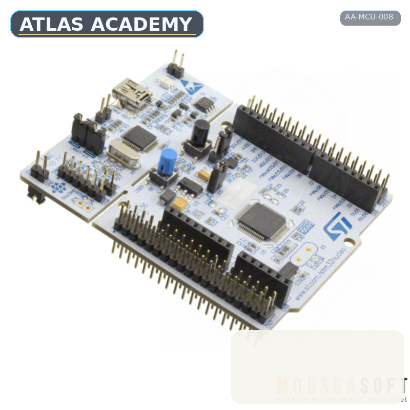Brand-free studio visualization of STM32 NUCLEO-L476RG