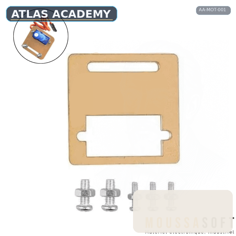 Brand-free studio visualization of SG90 9 g Micro Servo