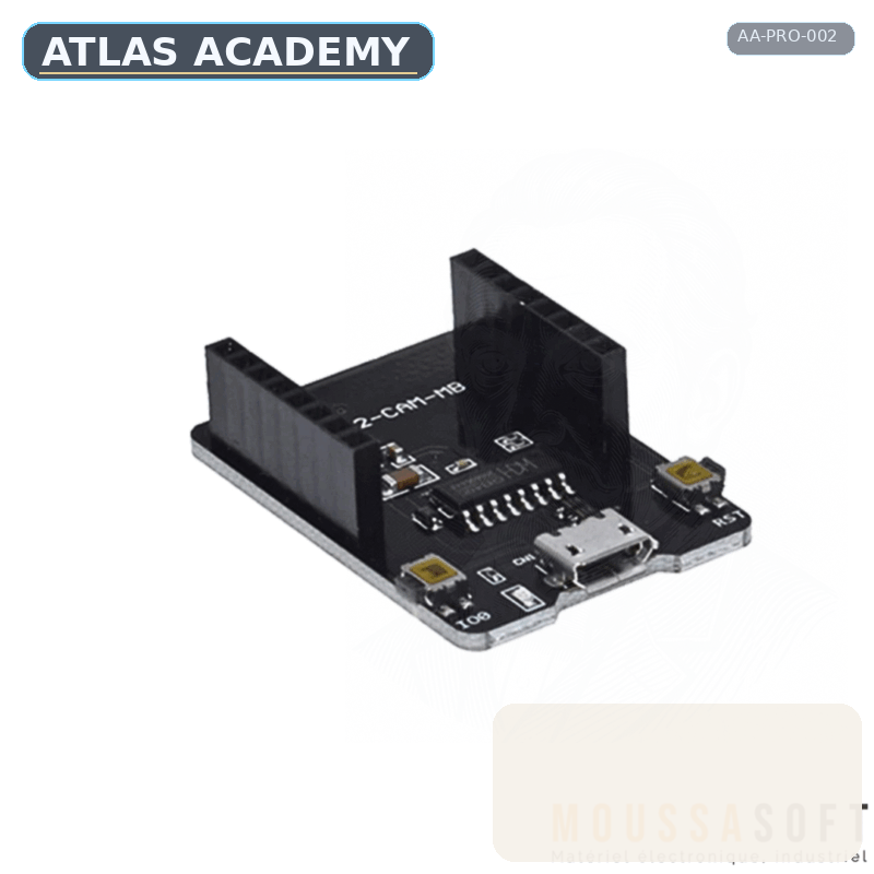 Brand-free studio visualization of USB Programmer for ESP32-CAM