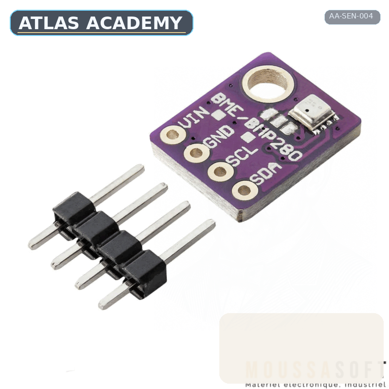 Brand-free studio visualization of BME280 Temperature, Humidity and Pressure Sensor