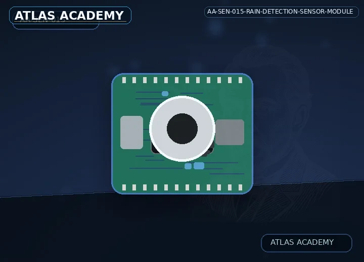Brand-free studio visualization of Rain Detection Sensor Module